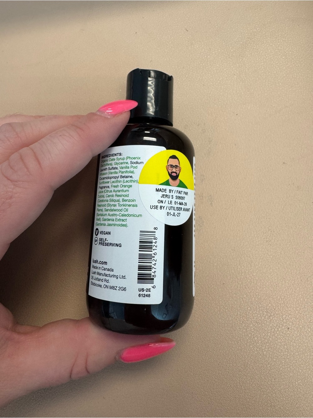 Lush Sticky Dates Shower Gel - Picture 2 of 3